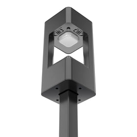 Infinity X1 tool-free stake for quick ground installation.