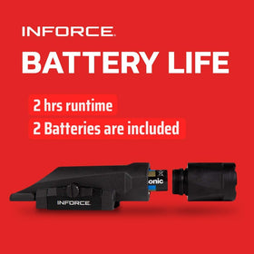 Inforce Gen 3 WMLx side button demonstrates ergonomic control for quick activation.