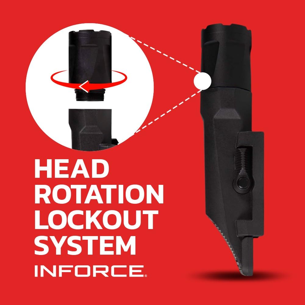 Inforce Gen 3 WMLx flip-safety prevents accidental activation during handling.