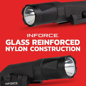 Inforce Gen 3 WMLx ergonomic thumb-switch enables intuitive use in the field.