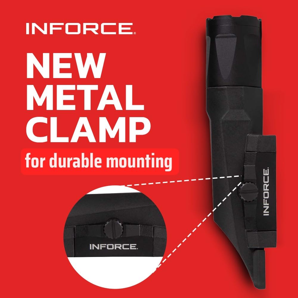 Inforce Gen 3 WMLx waterproof up to 66 ft for wet environments.