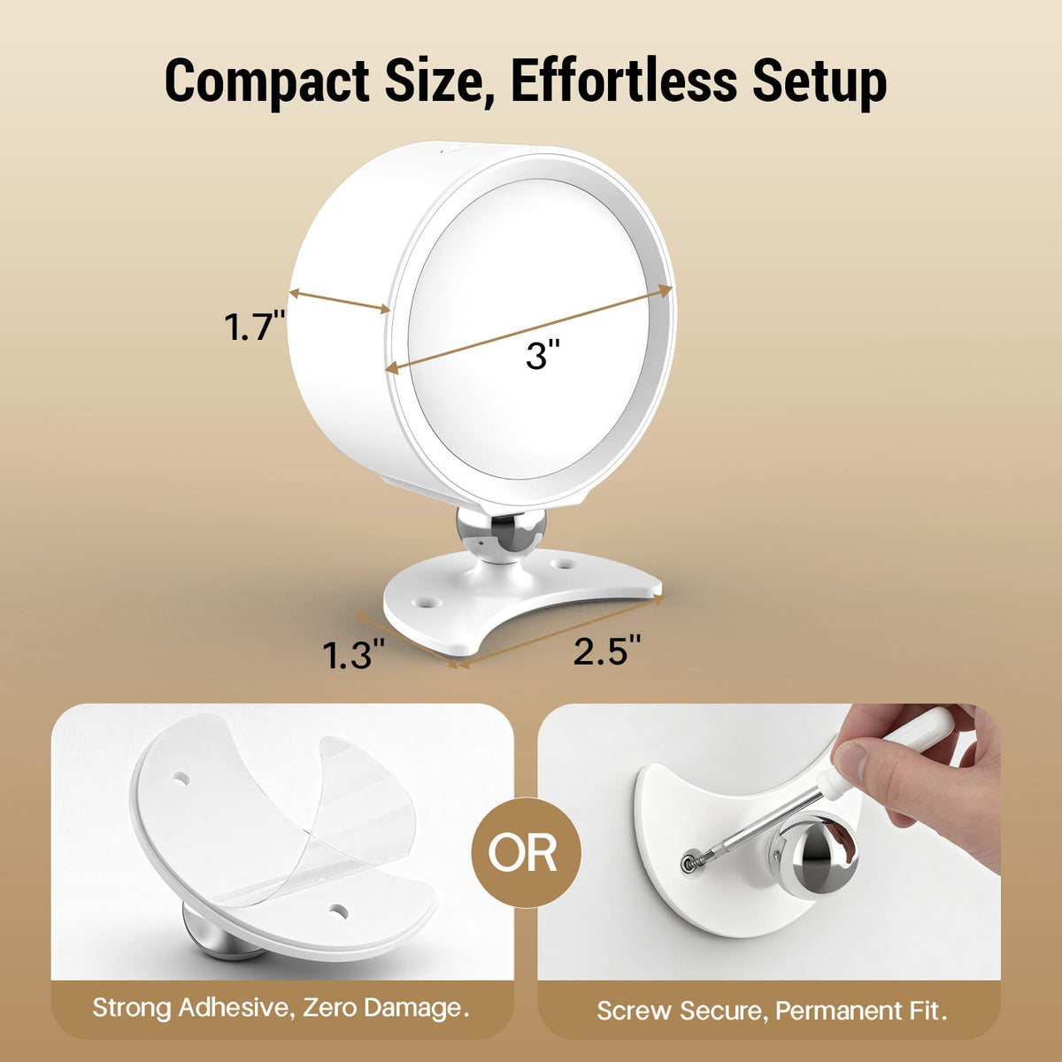 InfraRay 200-lumen brightness from 32 LEDs for sharp text and colors.