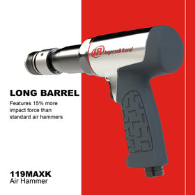 Ingersoll Rand 119MAXK with five chisels for versatile vehicle repair tasks