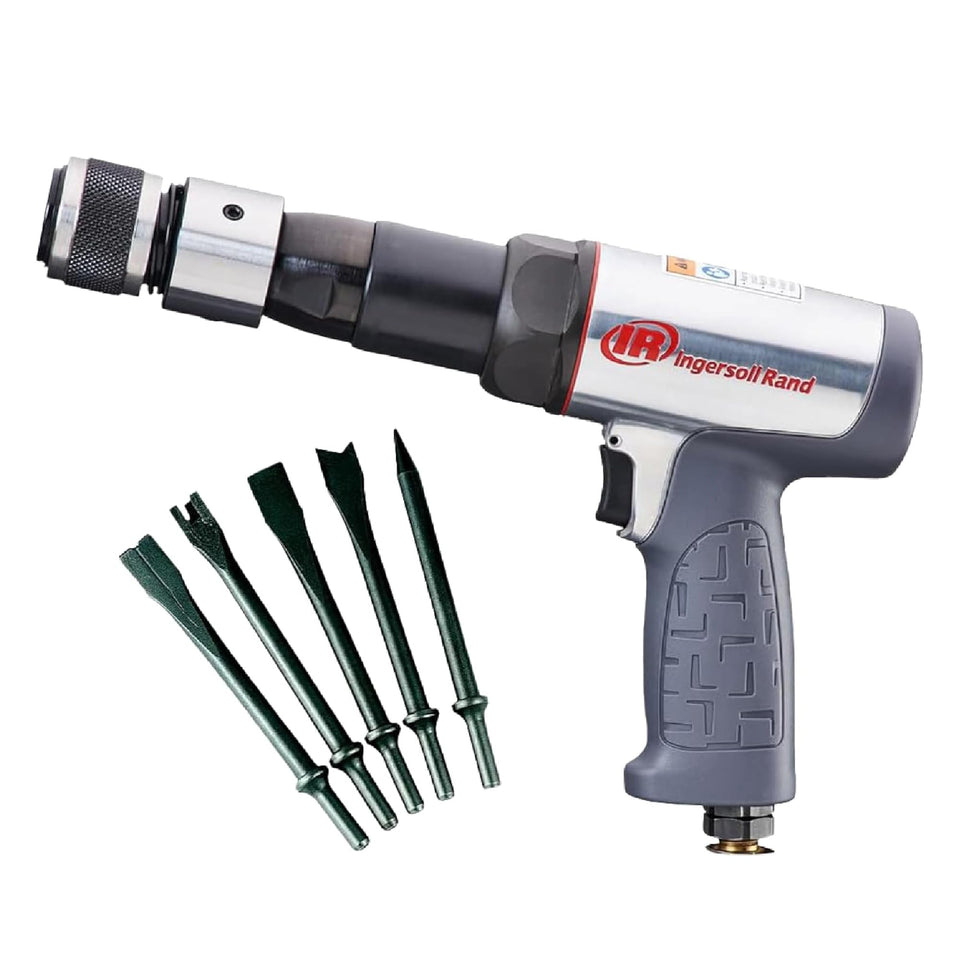 Ingersoll Rand 119MAXK long-barrel air hammer for tough metalwork and control