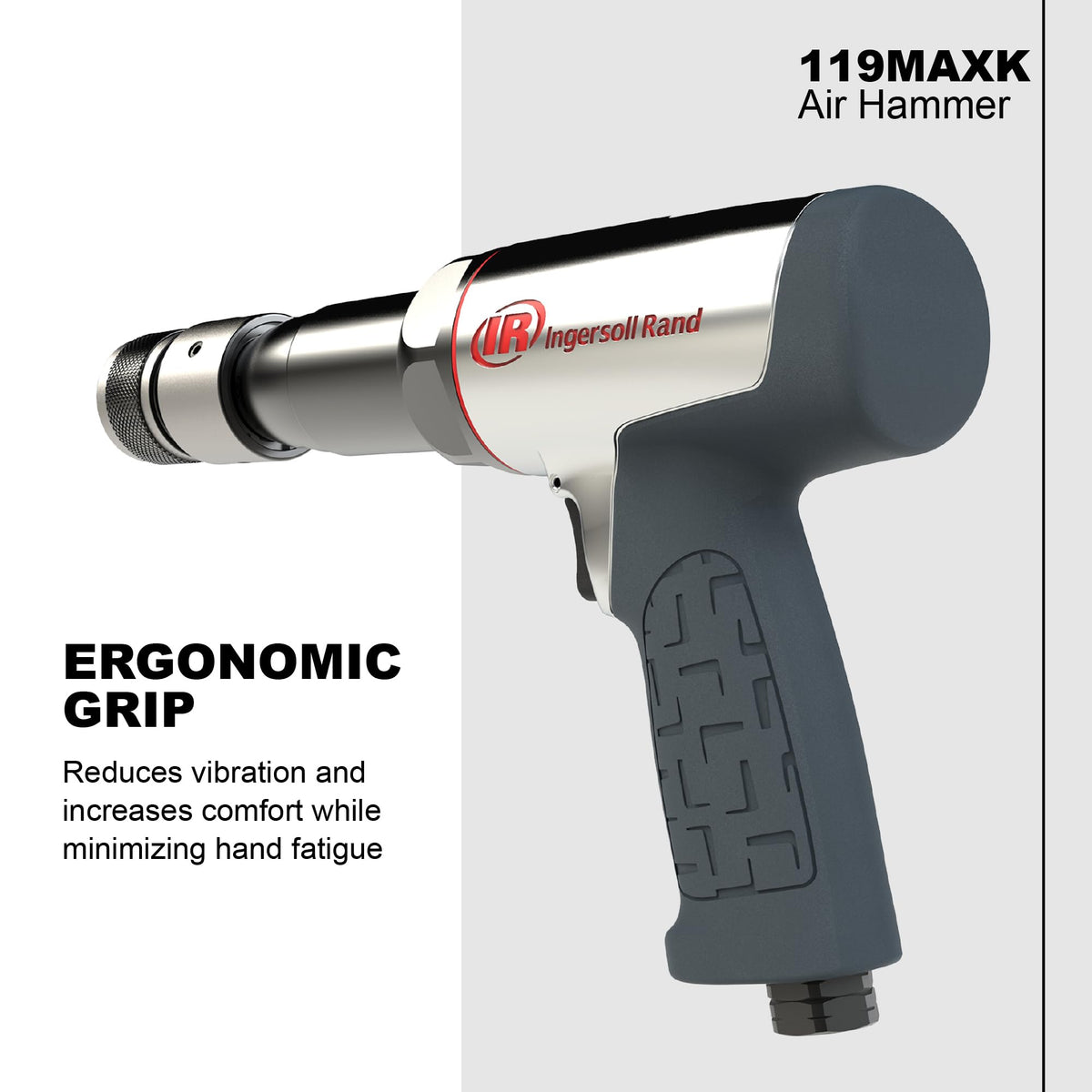Ingersoll Rand 119MAXK swivel inlet prevents hose twisting during use
