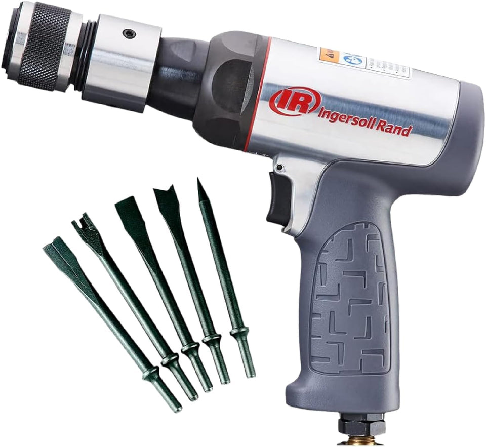 Ingersoll Rand 123MAXK air hammer front view showing compact power for tough tasks.