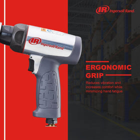 Ingersoll Rand 123MAXK antislip grip improves safety and comfort during use.
