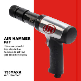 Ingersoll Rand 135MAXK vibration-reduction design reduces fatigue during heavy tasks.