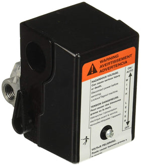 Ingersoll Rand 23474653 pressure switch front view for precise control in 5 HP compressors.