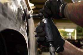 Ingersoll Rand 302B lubricating wick extends angle gear life.