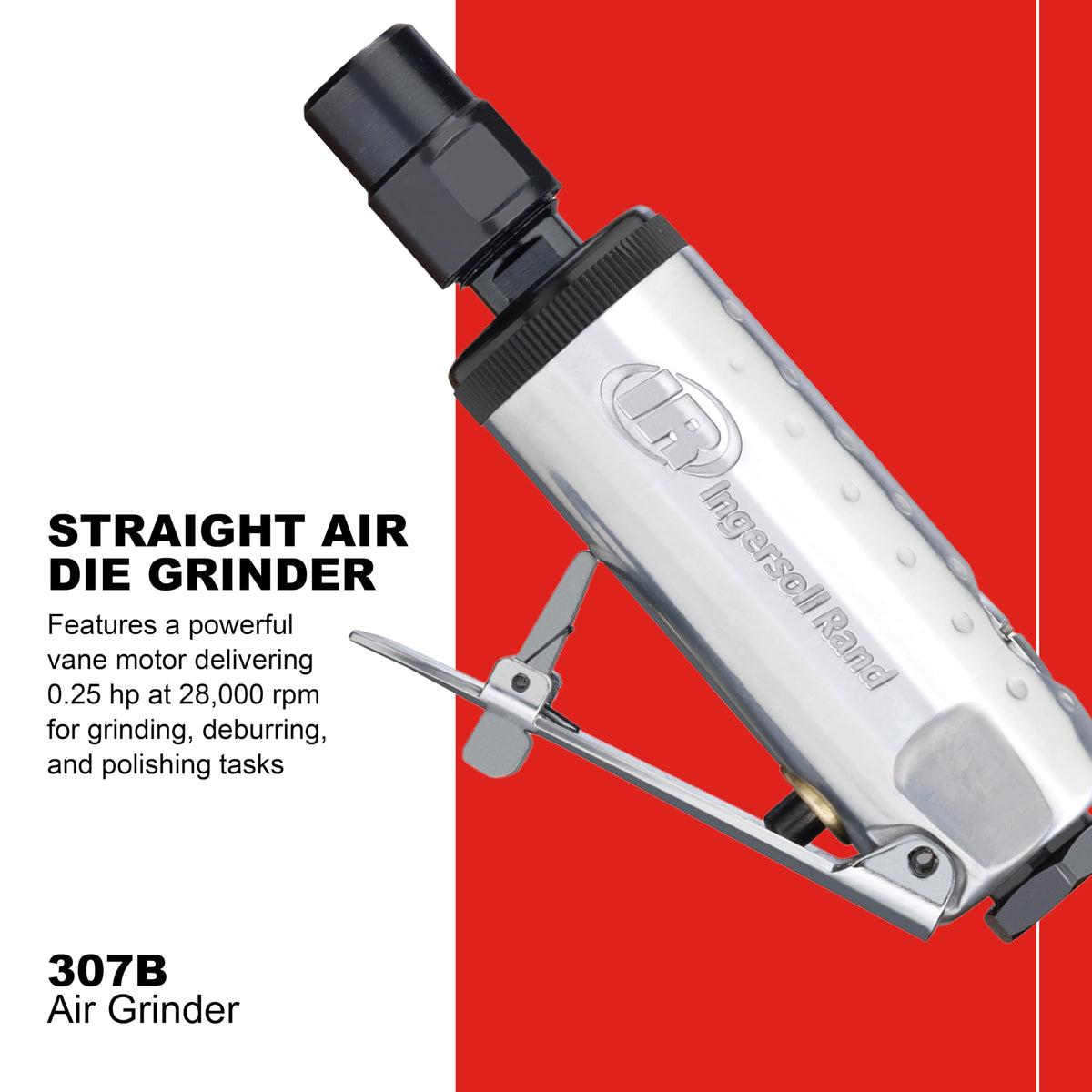 Ingersoll Rand 307B aluminum housing for durable use
