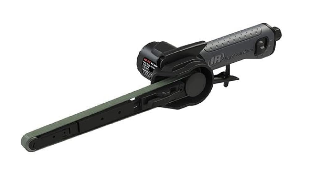 Ingersoll Rand 360-418 front view showing compact air belt sander for tight spaces