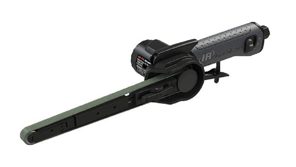 Ingersoll Rand 360-418 front view showing compact air belt sander for tight spaces