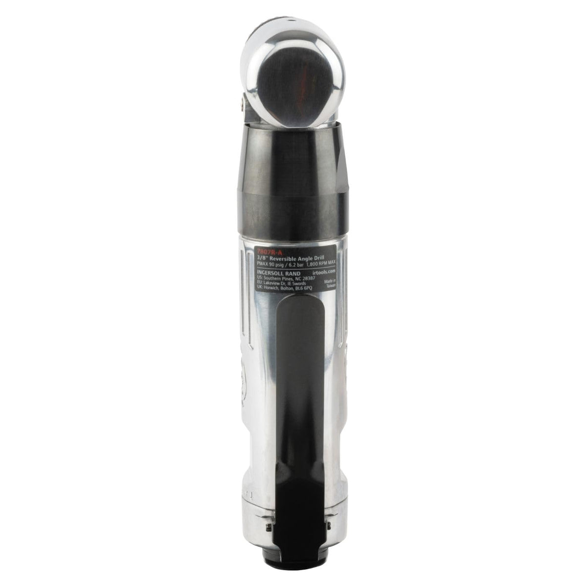 Ingersoll Rand 7807R-A with 3/8-inch keyed chuck for secure bit changes during metalwork