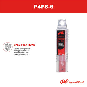 Ingersoll Rand P4FS-6 pack of six blades ready for versatile cutting tasks