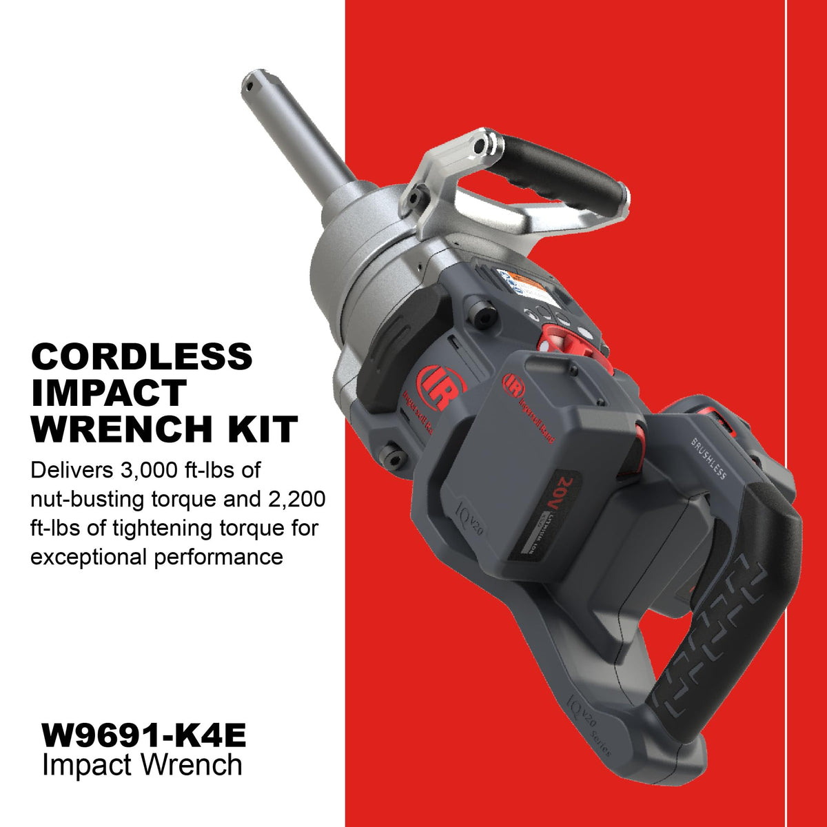 W9000 Series brushless motor delivers efficient power for demanding jobs.