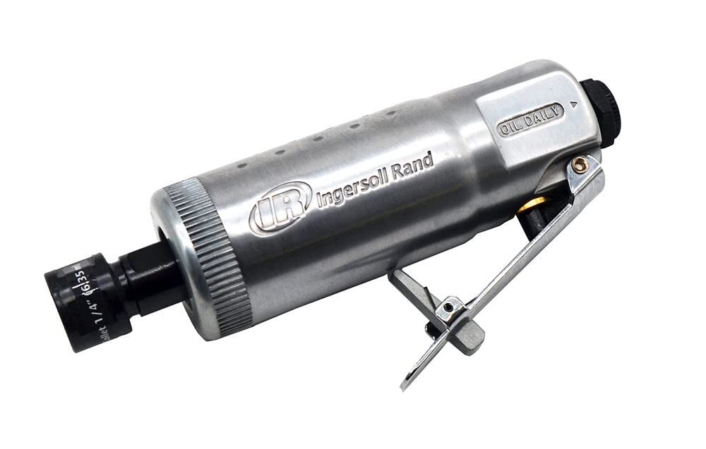 Ingersoll Rand 409 air die grinder front exhaust keeps debris away from your workspace.