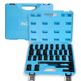INGJER socket set neatly organized in a durable case for on the go jobs
