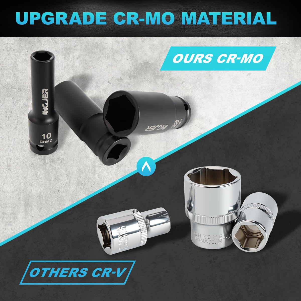 INGJER clear size markings help quick size identification.