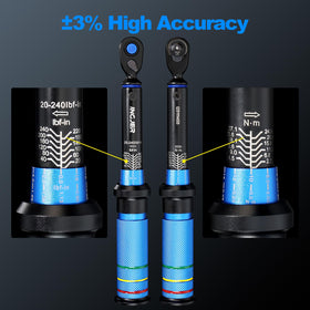 INGJER Torque Wrench audible click feedback confirms torque reached.