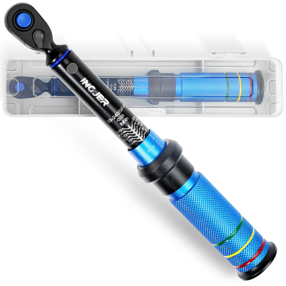INGJER Torque Wrench scale dial for precise settings in tight spaces.