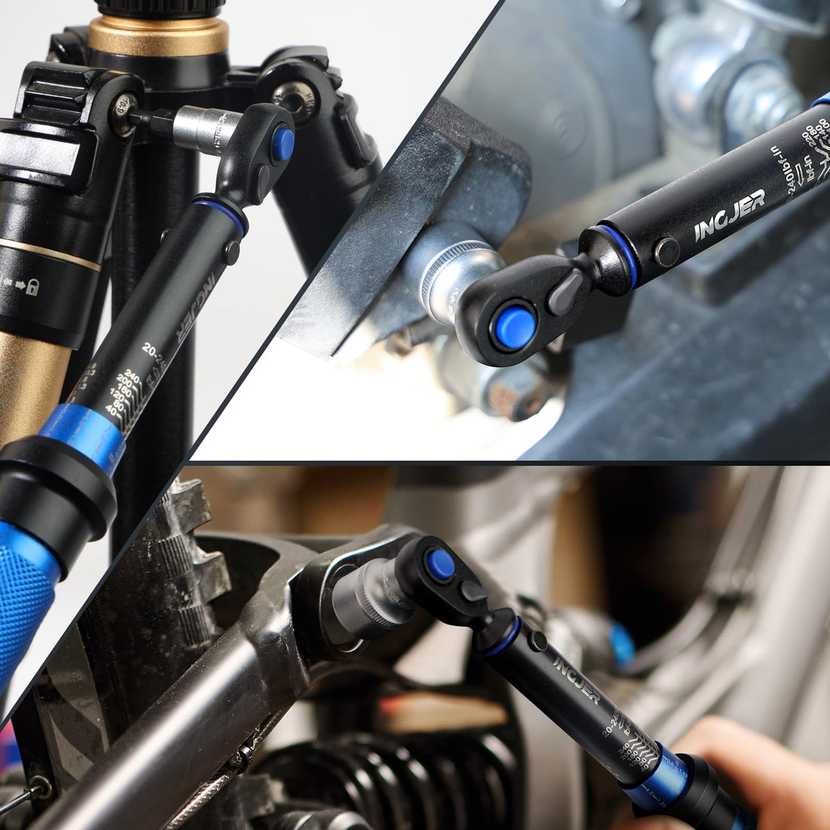 INGJER Torque Wrench protective storage case keeps tools organized.