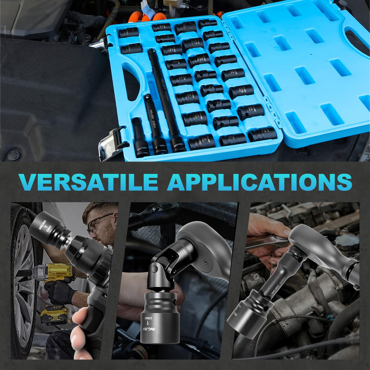 INGJER kit suited for truck maintenance and automotive repairs
