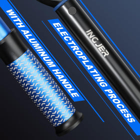 INGJER Upgrade 3/8 drive torque wrench in hand with gloves demonstrates grip comfort.