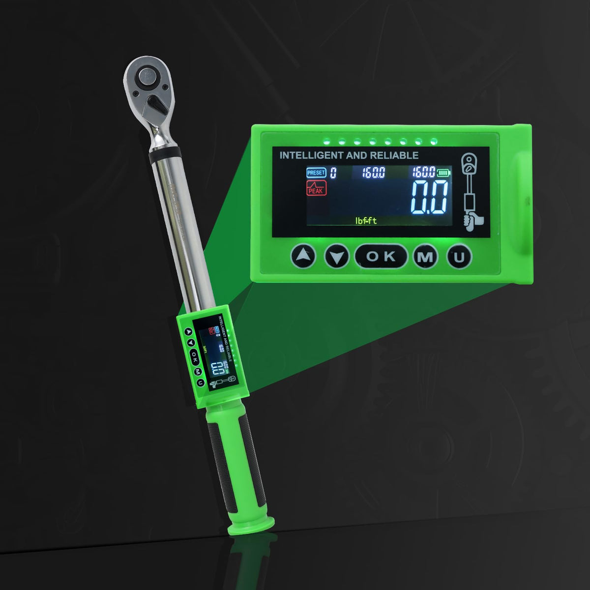 INGJER Upgrade ergonomic grip reduces fatigue during long calibrations.