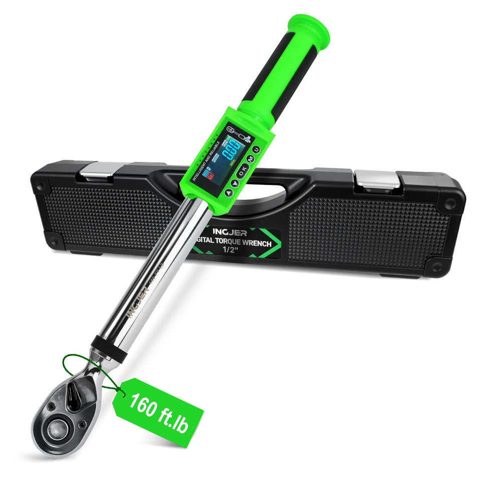 INGJER Upgrade half-inch drive torque wrench for precise bike tightening.