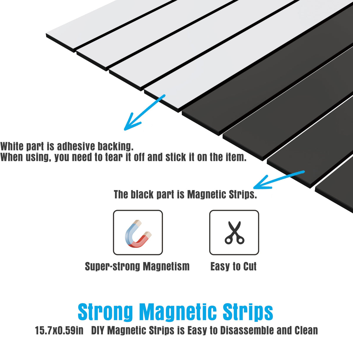 Close-up of magnet and dust filter catching hair and debris.