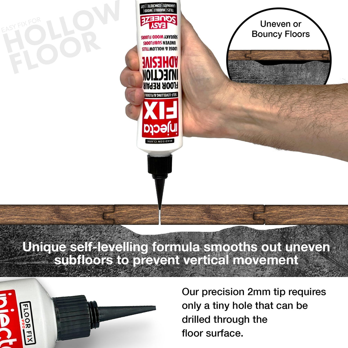 Injectafix Floor-Fix Pro uk-made craftsmanship by flooring professionals.