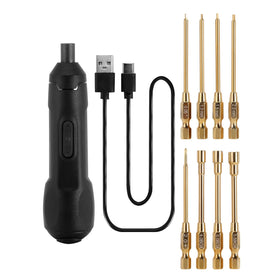 INJORA cordless screwdriver with a compact design for easy RC car repairs.