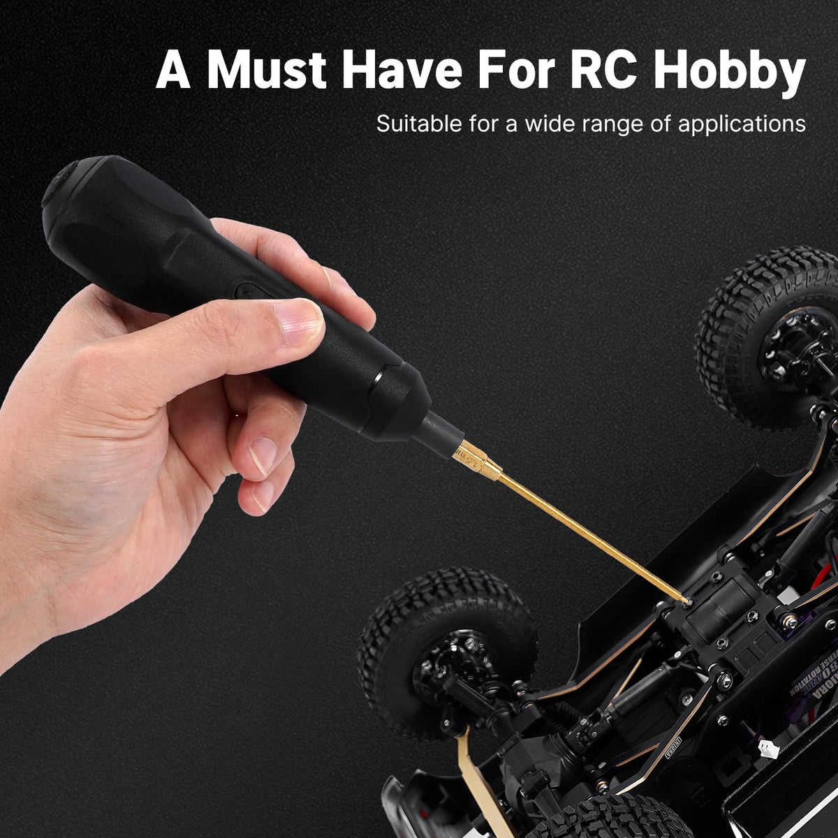 INJORA lightweight 140 g handle reduces fatigue during use.