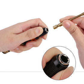 INJORA knurled grip handles provide secure control in sun or sweat