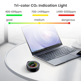 INKBIRDPLUS PTH-10C indicator lights convey air quality instantly.