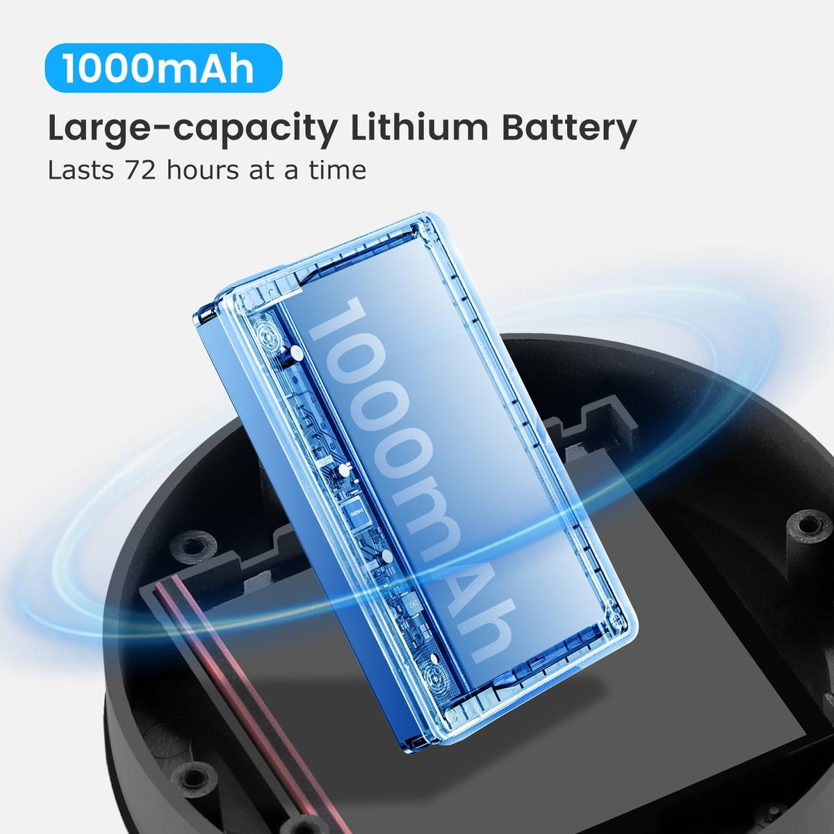 INKBIRDPLUS PTH-10C portable design with lanyard for on-the-go monitoring.