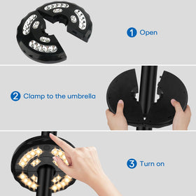INKEER energy-saving 24-LED design provides efficient illumination.