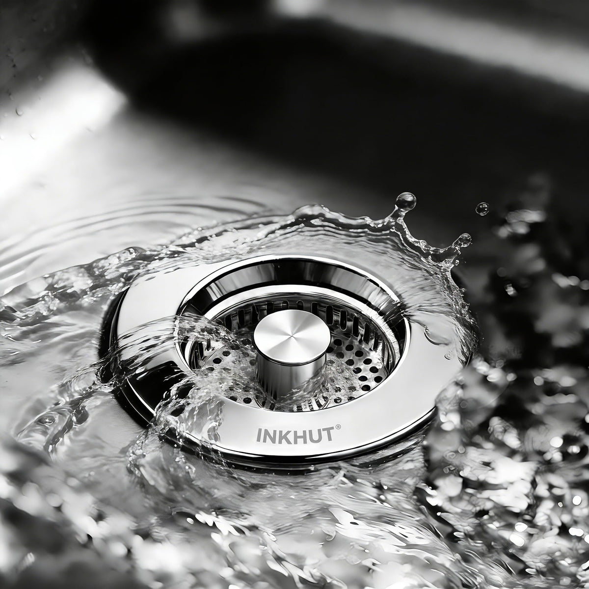 Inkhut 2-pack set provides durable kitchen drain protection.