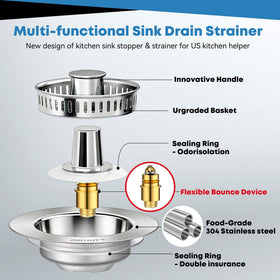 Inkhut easy-clean stainless surface resists stains and cleans easily.