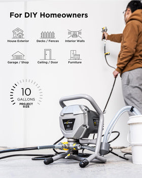 InoKraft MaXpray M1 360 swivel joint enables flexible painting in tight spaces