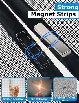 innhom durable fiberglass mesh is tear-resistant and washable