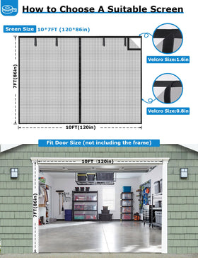 innhom garage screen fiberglass mesh closeup highlights durability