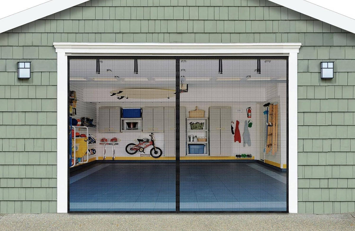 innhom garage screen top magnet strip enables easy automatic opening
