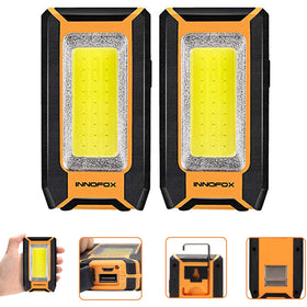 Innofox 1500 lumen beam work light delivers bright visibility for roadside repairs.