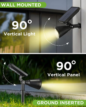 InnoGear solar light ideal for flagpole and garden accents