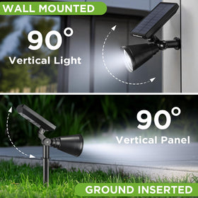 InnoGear solar lights in gardens provide durable night visibility and glow