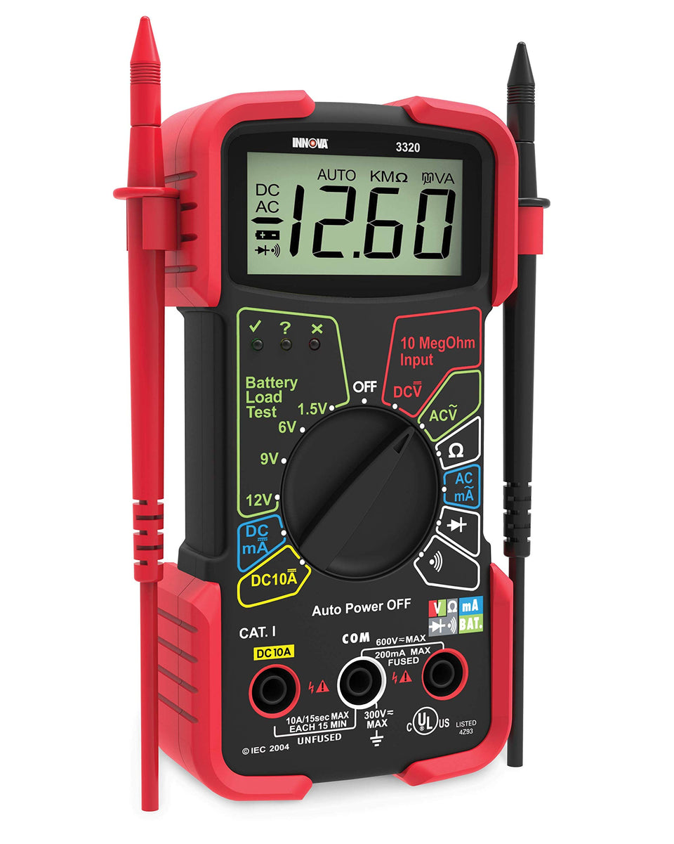 INNOVA 3320 front view with clear display for fast measurements