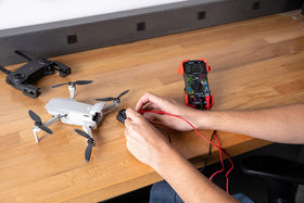 INNOVA 3320 stand enables hands-free testing during work