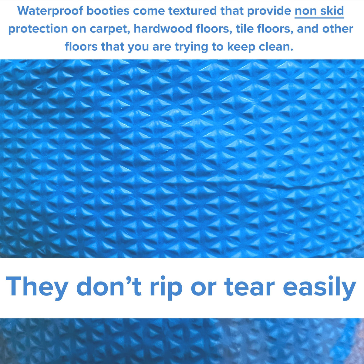 INNOVATIVE HAUS disposable boot covers help keep floors clean